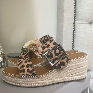 Worn a couple times - Leopard Franco Sarto Wedges